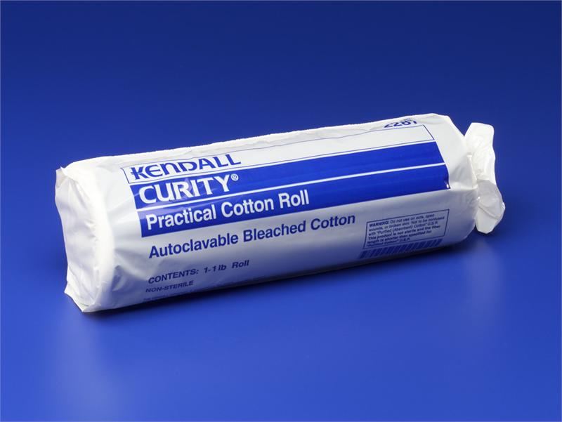 Pure Cotton Soft & Adherent Blood/Exudates Absorbent Cotton Roll -  8mm-15mm, 50pcs/Roll
