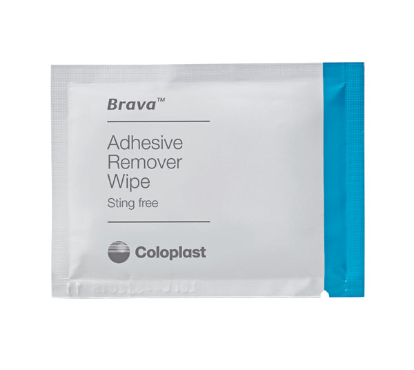 Coloplast 120115 Brava Adhesive Remover Wipes, Box of 30 wipes