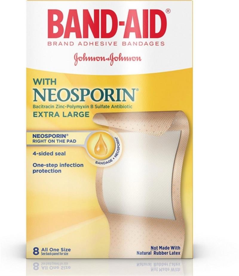 Band-Aid Brand Adhesive Bandages, Extra Large, 1 3/4 Inches X 4
